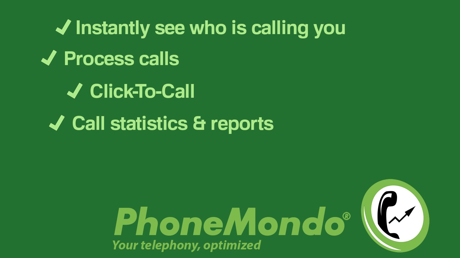 Connects your telephony with HubSpot