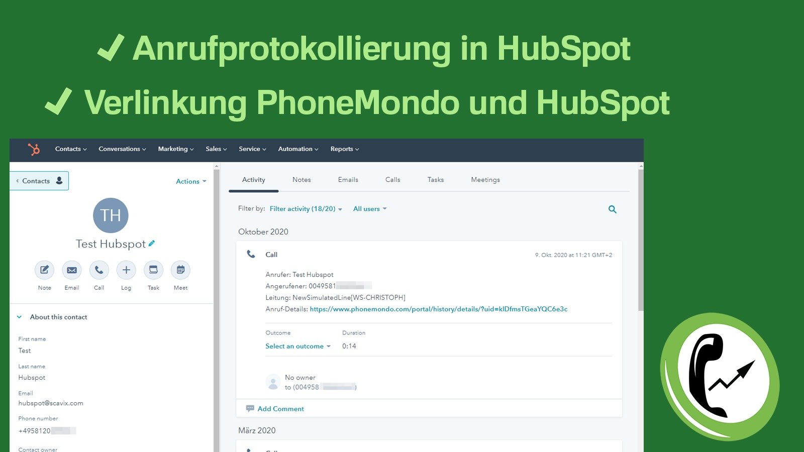 Anrufprotokollierung